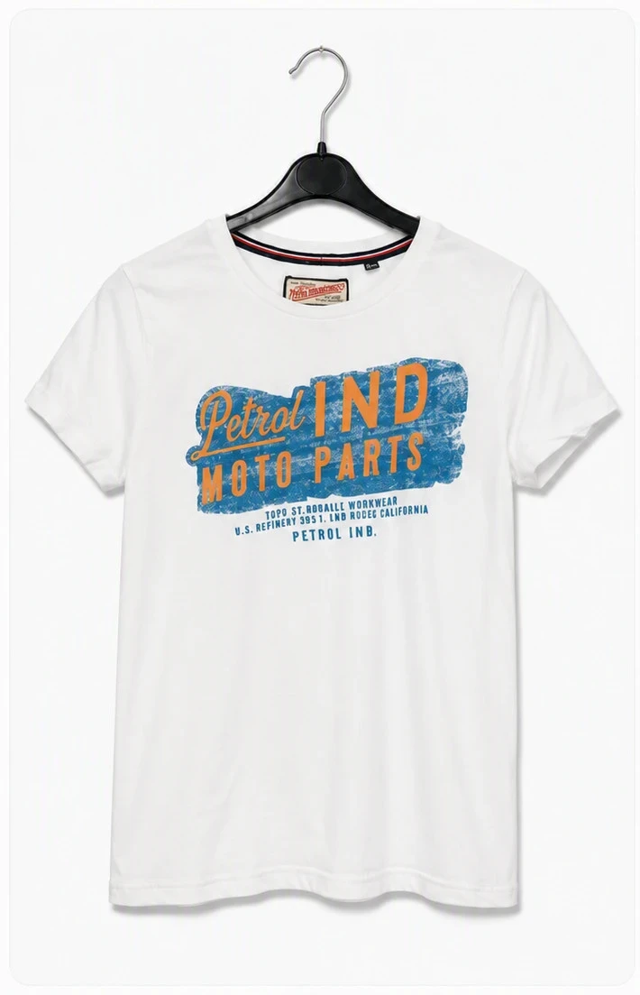 T-shirt Petrol Industries blanc – 12 ans – Style tendance